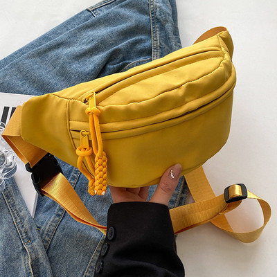 Sieviešu audekls Crossbody somas vienkrāsains sieviešu siksnas jostas komplekts Fanny Packs 2023 Sieviešu krūšu soma Ūdensizturīga pārgājienu soma rokassoma