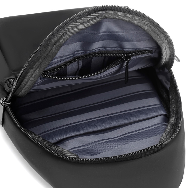 Tide Cool Fashion Ανδρική τσάντα στήθους Usb φόρτιση Ανδρικά και γυναικεία μοντέλα Μικρό σακίδιο πλάτης ώμου εξωτερικού χώρου