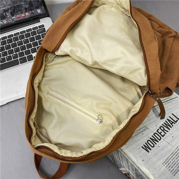 Νέα Cool Girl Boy Canvas Πράσινη Φοιτητική τσάντα Laptop Μοντέρνα γυναικεία Ανδρική τσάντα κολεγίου Γυναικεία τσάντα πλάτης ανδρική γυναικεία μόδα σακίδιο πλάτης ταξιδιού