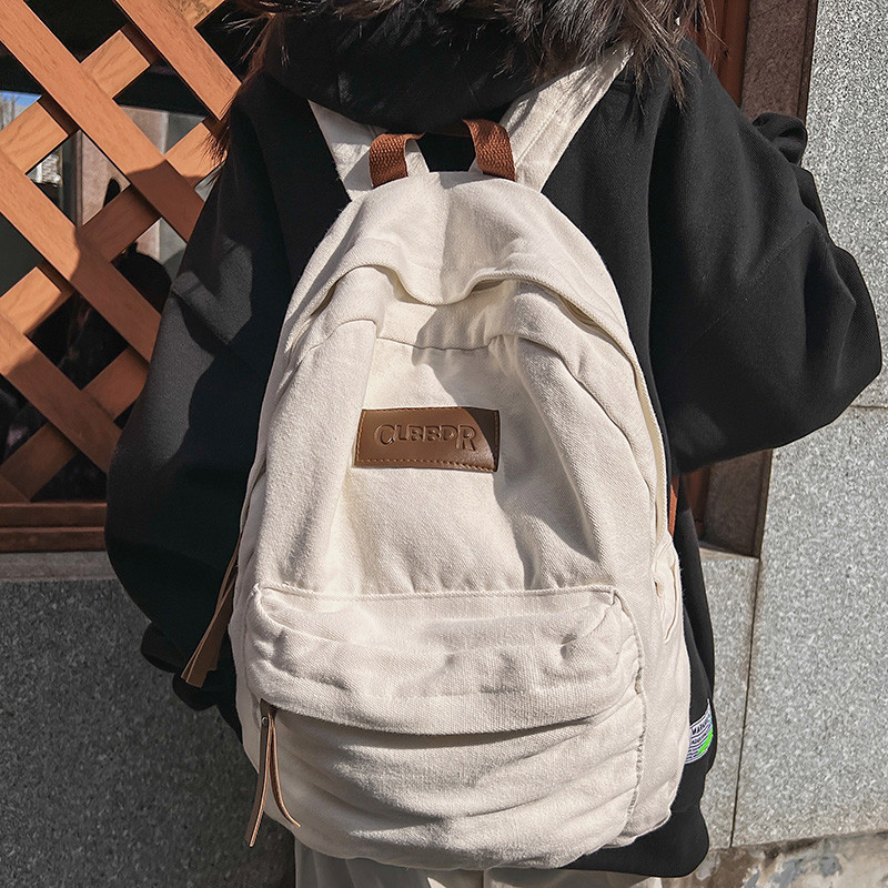 Nauja šauni mergaičių berniuko drobė žalia nešiojamojo kompiuterio studentų krepšys madinga moterų vyrų koledžo rankinė moteriška kuprinė vyriška moteriška kelioninė kuprinė mada