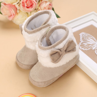 Fată Băiat Iarnă Nou-Născut Bebeluș Cu buline Drăguț Desene Animat Pantofi din bumbac Talpă moale Plus Cizme de catifea Călduțe Pantofi de mers pentru copii mici