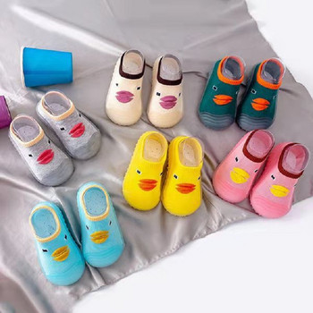 Ανοιξιάτικα καλοκαιρινά παιδικά παπούτσια Κάλτσες με λαστιχένιες σόλες για νήπια Παπούτσια αντιολισθητικά ζώα πάπιας για το σπίτι Παντόφλες για το σπίτι Μαλακό First Walker