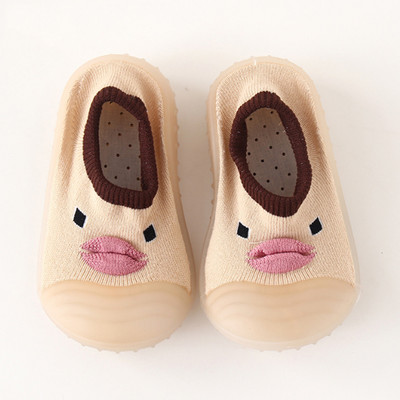 Ανοιξιάτικα καλοκαιρινά παιδικά παπούτσια Κάλτσες με λαστιχένιες σόλες για νήπια Παπούτσια αντιολισθητικά ζώα πάπιας για το σπίτι Παντόφλες για το σπίτι Μαλακό First Walker