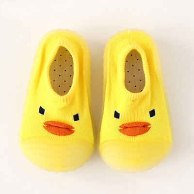 Ανοιξιάτικα καλοκαιρινά παιδικά παπούτσια Κάλτσες με λαστιχένιες σόλες για νήπια Παπούτσια αντιολισθητικά ζώα πάπιας για το σπίτι Παντόφλες για το σπίτι Μαλακό First Walker