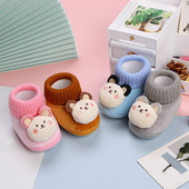Παπούτσια για αγόρια Μποτάκια για κορίτσια Χειμερινά ζεστά κινούμενα σχέδια Animal Toddler Prewalkers Βαμβακερά μαλακά αντιολισθητικά χειμωνιάτικα παπούτσια για βρέφη για βρέφη