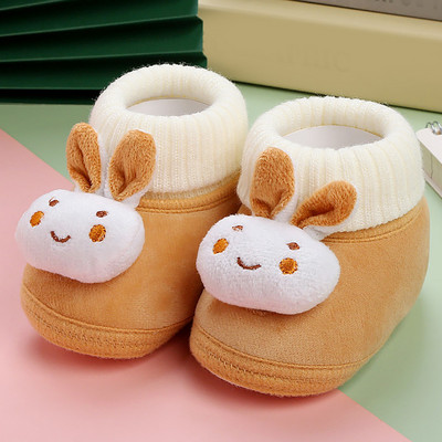 Παπούτσια για αγόρια Μποτάκια για κορίτσια Χειμερινά ζεστά κινούμενα σχέδια Animal Toddler Prewalkers Βαμβακερά μαλακά αντιολισθητικά χειμωνιάτικα παπούτσια για βρέφη για βρέφη