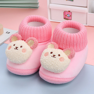 Παπούτσια για αγόρια Μποτάκια για κορίτσια Χειμερινά ζεστά κινούμενα σχέδια Animal Toddler Prewalkers Βαμβακερά μαλακά αντιολισθητικά χειμωνιάτικα παπούτσια για βρέφη για βρέφη