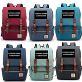 Imprimare personalizată DIY Îmi place fotografia sau logo-ul Băiat Fată Geantă de școală Adolescenți Genți de școală Pânză Femei Rucsac Bărbați Rucsac