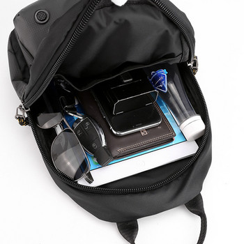 Ανδρικά σακίδια πλάτης ταξιδιού Αντικλεπτικά σακίδια πλάτης Nylon Messenger Τσάντα χιαστί Μικρό πακέτο στήθους Τσάντα ορειβασίας πεζοπορίας για εξωτερικούς χώρους