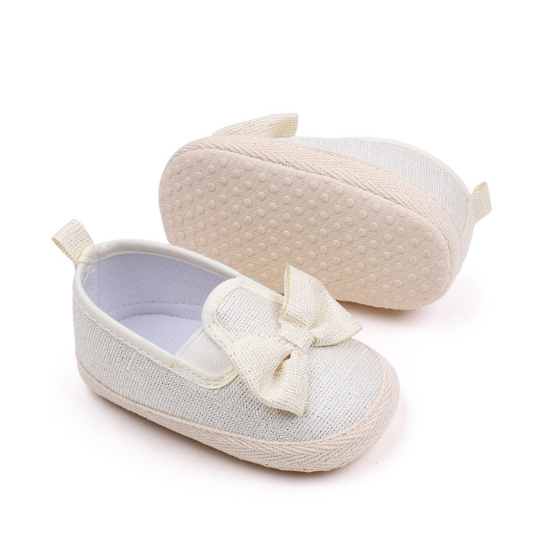 Παπούτσια για νήπια 0-18 εκ. Νεογέννητα παιδικά παπούτσια για κορίτσια Χαριτωμένα παπούτσια για βρέφη με μαλακή σόλα με φιόγκο που αναπνέουν Αντιολισθητικά παιδικά παπούτσια για κορίτσι