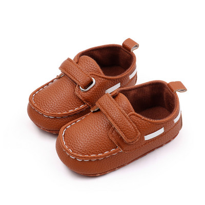 Βρεφικά δερμάτινα παπούτσια για αγόρια Νεογέννητα Παπούτσια αιτιατού μωρού Μαλακή σόλα Αντιολισθητική παιδική αγορά Παπούτσια για βρέφη Παπούτσια για βρέφη