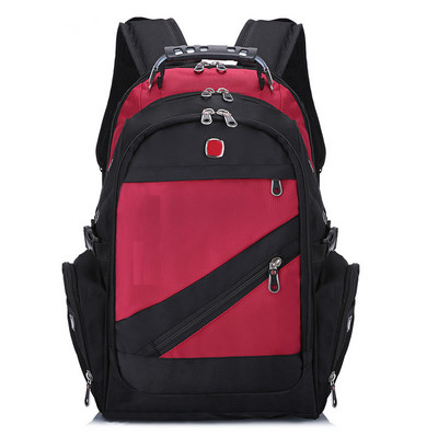 Ελβετική-Πολυλειτουργική φόρτιση USB Αδιάβροχο φορητό υπολογιστή 16,6 ιντσών Σακίδιο πλάτης Academy Σχολικές τσάντες Σακίδια ταξιδιού υπολογιστή