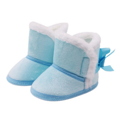 Baywell Winter Autumn Baby Girls Fur Snow Boots Μικρά αγόρια Ζεστά παπούτσια Άνετη μαλακή σόλα για βρέφη Πρώτη μπότες 0-15 μηνών