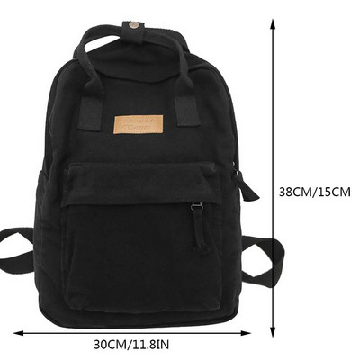 Βαμβακερό καμβά ανδρικό γυναικείο σακίδιο πλάτης Vintage ταξιδιωτικά σακίδια πλάτης μετακινήσεων μεγάλης χωρητικότητας Fashion Σακίδιο Laptop Τσάντα για βιβλία