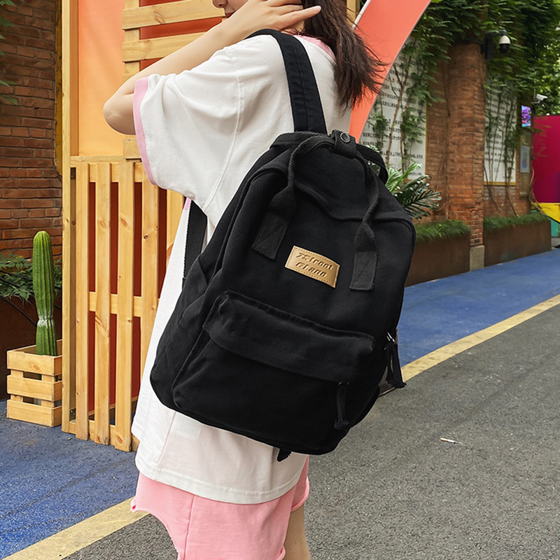 Βαμβακερό καμβά ανδρικό γυναικείο σακίδιο πλάτης Vintage ταξιδιωτικά σακίδια πλάτης μετακινήσεων μεγάλης χωρητικότητας Fashion Σακίδιο Laptop Τσάντα για βιβλία