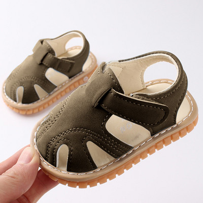 Καλοκαιρινά σανδάλια παραλίας Βρεφικά σανδάλια για μικρά παιδιά First Walkers Εξωτερική μαλακή σόλα Αντιολισθητική λαστιχένια παιδικά παπούτσια Κοριτσίστικα παπούτσια για αγόρια