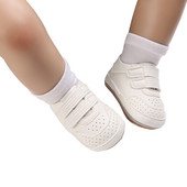 Παπούτσια παιδικής ηλικίας PU Casual μονόχρωμα χαριτωμένα παιδικά φλατ Διαπνέοντα βρεφικά παπούτσια περπατήματος για νεογέννητα κορίτσια αγόρια