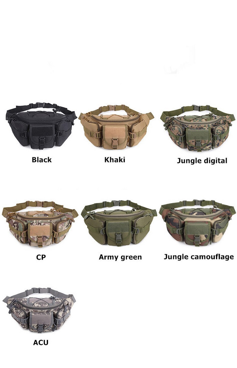 JSH1804 Tactical Outdoor Τσάντα μέσης για ποδηλασία, ανθεκτική στη φθορά