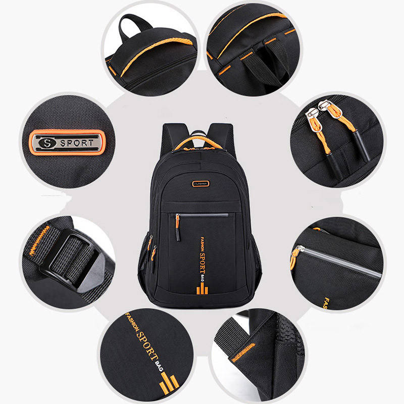 Σακίδια πλάτης μεγάλης χωρητικότητας Oxford υφασμάτινα ανδρικά σακίδια πλάτης Ελαφριές τσάντες ταξιδιού Σχολικές τσάντες επαγγελματικές τσάντες για φορητούς υπολογιστές Αδιάβροχες