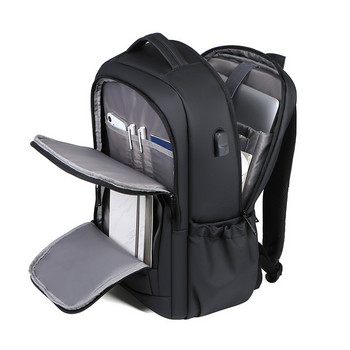 Crossten Μεγάλη χωρητικότητα 15,6 ιντσών Σακίδιο πλάτης Laptop Ανθεκτική καθημερινή σχολική τσάντα Πολυλειτουργική θύρα φόρτισης USB Αδιάβροχη