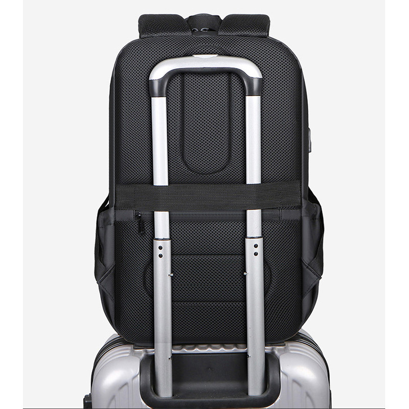 Crossten Μεγάλη χωρητικότητα 15,6 ιντσών Σακίδιο πλάτης Laptop Ανθεκτική καθημερινή σχολική τσάντα Πολυλειτουργική θύρα φόρτισης USB Αδιάβροχη