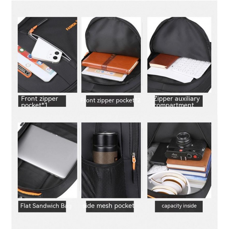 Rucsacuri la modă pentru bărbați Rucsacuri pentru laptop, impermeabile, ușoare, de călătorie, genți de școală, geantă de afaceri, rucsac mare pentru bărbați