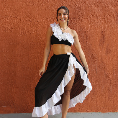 2023 3συσκευασία μπικίνι με φούστα παραλίας Γυναικεία μαγιό Ψηλόμεση V λαιμόκοψη Κάλυμμα μαγιό Σετ μπικίνι παραλίας Μπικίνι