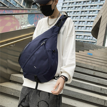 Ανδρικές τσάντες ώμου Nylon πακέτα μέσης Sling bag Crossbody Outdoor Sport Shoulder Bag Pack Daily Picnic Messenger Bag Bolsa