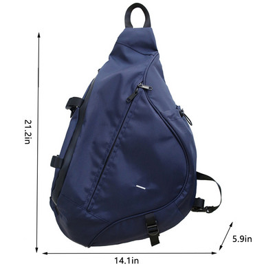 Ανδρικές τσάντες ώμου Nylon πακέτα μέσης Sling bag Crossbody Outdoor Sport Shoulder Bag Pack Daily Picnic Messenger Bag Bolsa