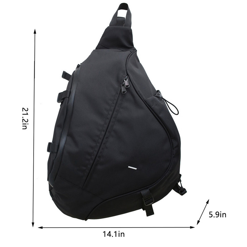Ανδρικές τσάντες ώμου Nylon πακέτα μέσης Sling bag Crossbody Outdoor Sport Shoulder Bag Pack Daily Picnic Messenger Bag Bolsa