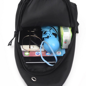 Мъжки чанти за гърди Ежедневни чанти за кръста Малки чанти за пътуване за кратко пътуване Мъжки водоустойчиви чанти през рамо през рамо Найлонови чанти