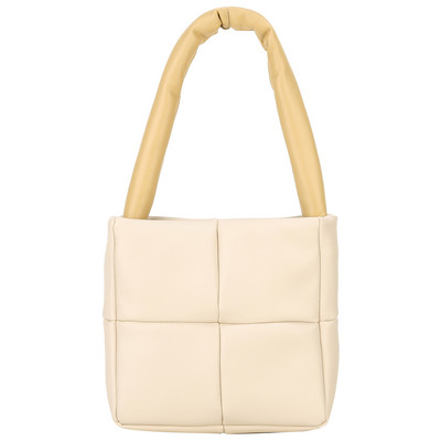 Νέα γυναικεία τσάντα ώμου μαξιλαριού, ελαφρύ φτερό με επένδυση κάτω από μασχάλη, τσάντα αλήτης μόδας Χειμερινή καπιτονέ τσάντα με φούσκα