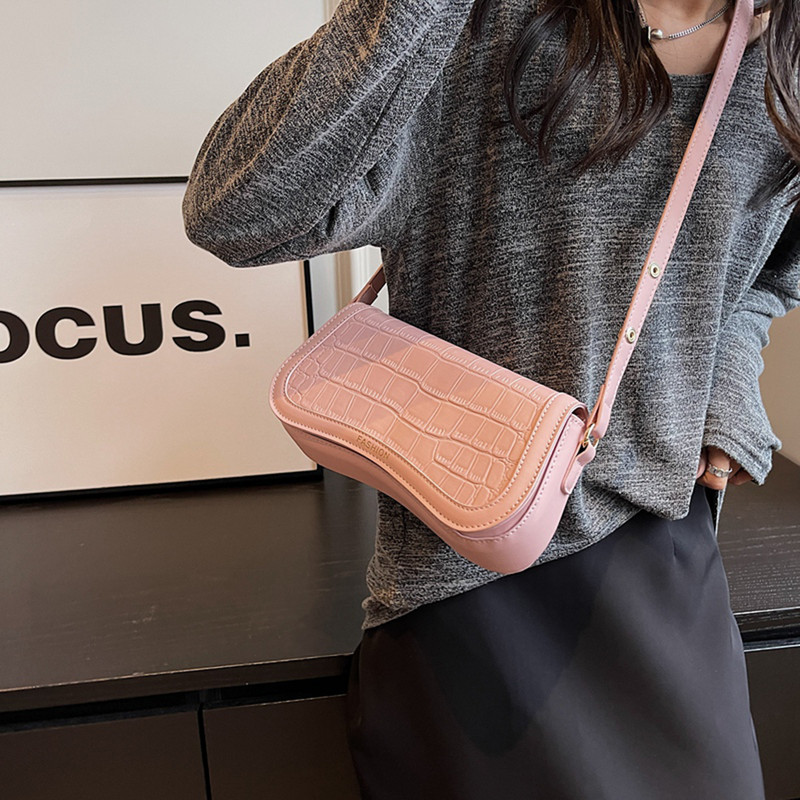 Geantă de umăr pentru petrecere a timpului liber pentru femei, curea reglabilă, geantă de umăr elegantă din PU, de culoare solidă, poșetă hobo, geantă de cumpărături ocazională