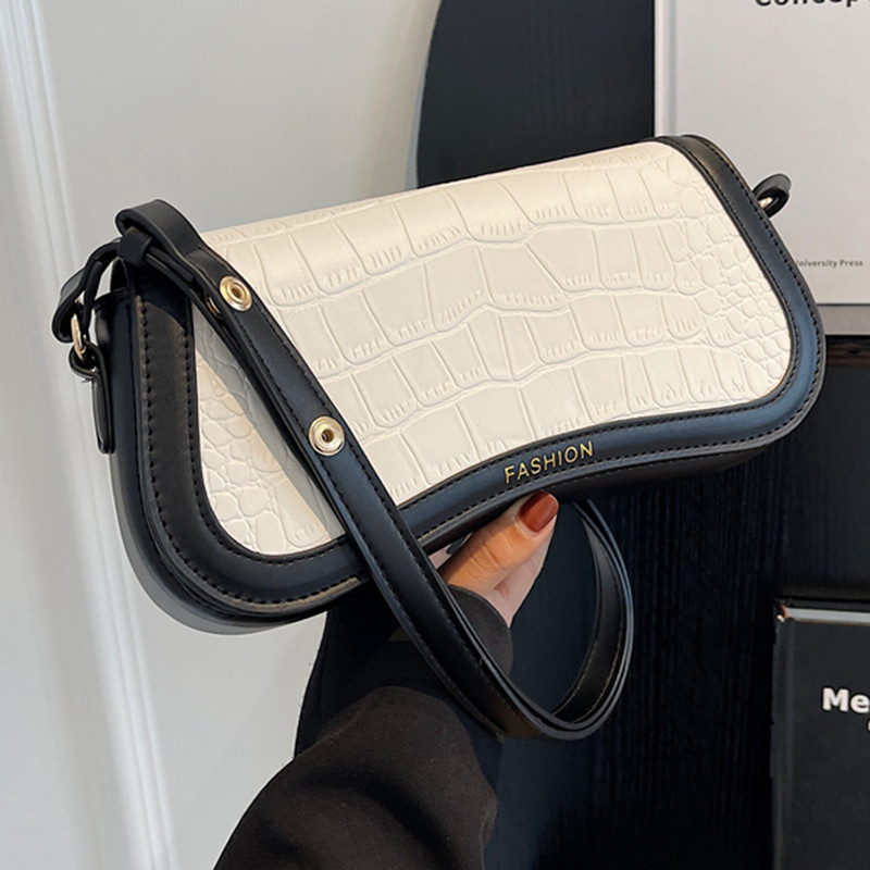 Geantă de umăr pentru petrecere a timpului liber pentru femei, curea reglabilă, geantă de umăr elegantă din PU, de culoare solidă, poșetă hobo, geantă de cumpărături ocazională