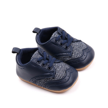 Бебешки обувки Класически обувки с мека подметка Новородени Ежедневни модни спортни обувки Малки бебета Едноцветни обувки First Walkers
