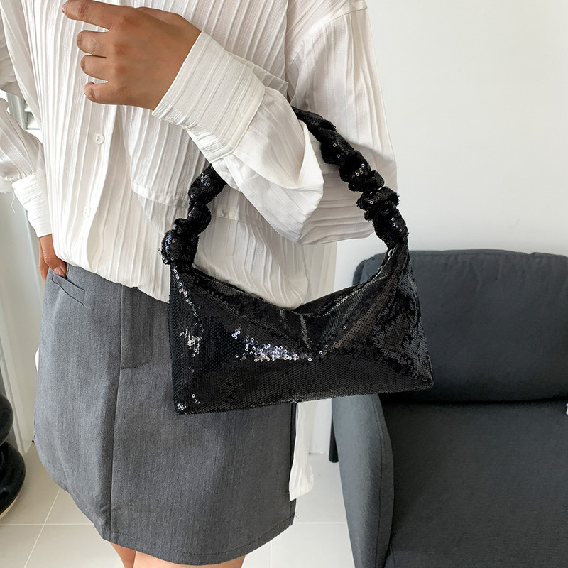 Fashion Sequin Βραδινή τσάντα Clutch Γυαλιστερή γυναικεία δείπνο Γαμήλια πορτοφόλια Τσάντα για κορίτσια Μοντέρνες επώνυμες τσάντες ώμου μασχάλης