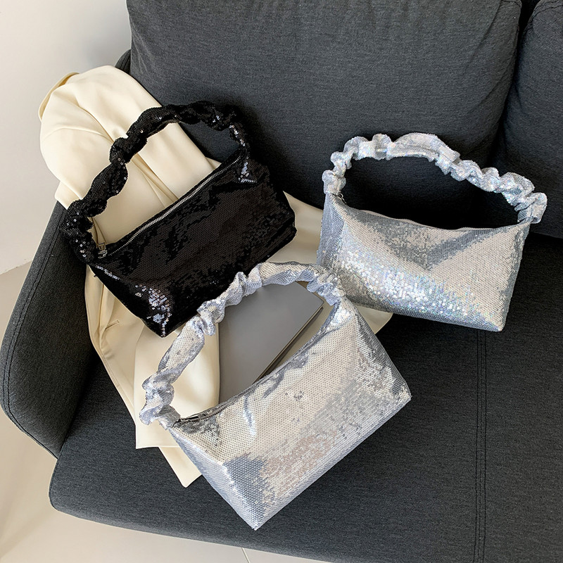 Fashion Sequin Βραδινή τσάντα Clutch Γυαλιστερή γυναικεία δείπνο Γαμήλια πορτοφόλια Τσάντα για κορίτσια Μοντέρνες επώνυμες τσάντες ώμου μασχάλης