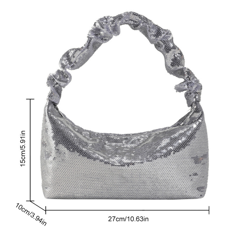 Fashion Sequin Βραδινή τσάντα Clutch Γυαλιστερή γυναικεία δείπνο Γαμήλια πορτοφόλια Τσάντα για κορίτσια Μοντέρνες επώνυμες τσάντες ώμου μασχάλης