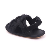 Βρεφικά κοριτσάκια Σανδάλια από σχοινί κάνναβης Αντιολισθητικά παπούτσια που αναπνέουν εξωτερική παντόφλα παραλίας Παπούτσια First Walkers για βρέφη