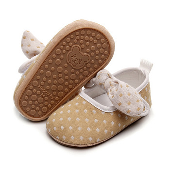 Обувки за новородено момиче Мери Джейн Карирани обувки с панделка принцеса Ежедневни обувки за ходене, подходящи за обувки за малки деца