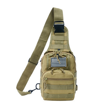 Тактическа чанта YUNFANG Раница Военна Спортна на открито Малка чанта за ракла с прашка Подходяща за пътуване Туризъм Къмпинг Колоездене Риболов