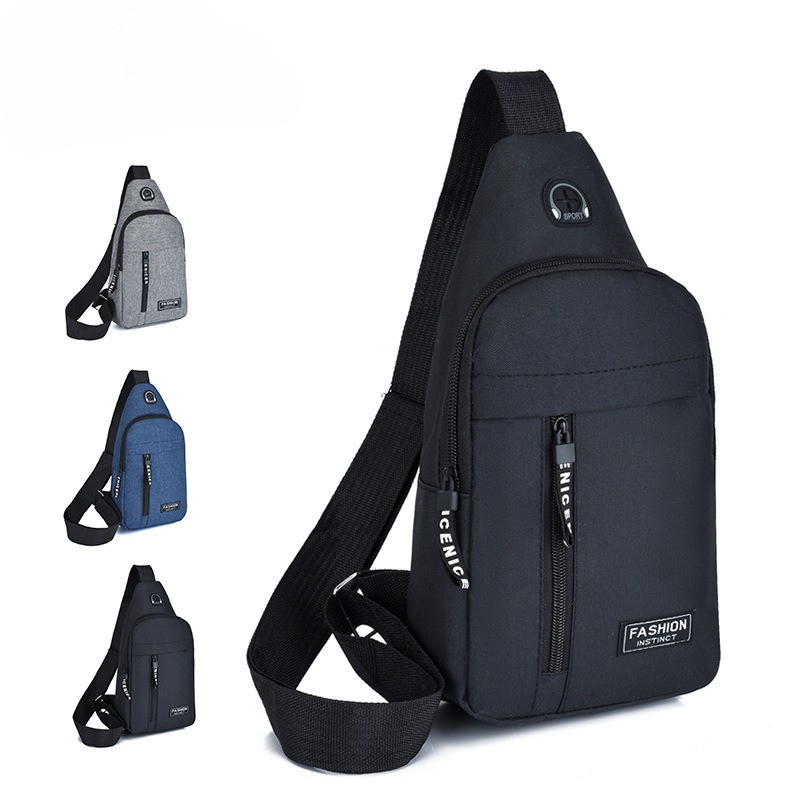 Moodne rinnakott, uus ühevärviline meeste rinnakott, vabaaja mood, ühe õlakott