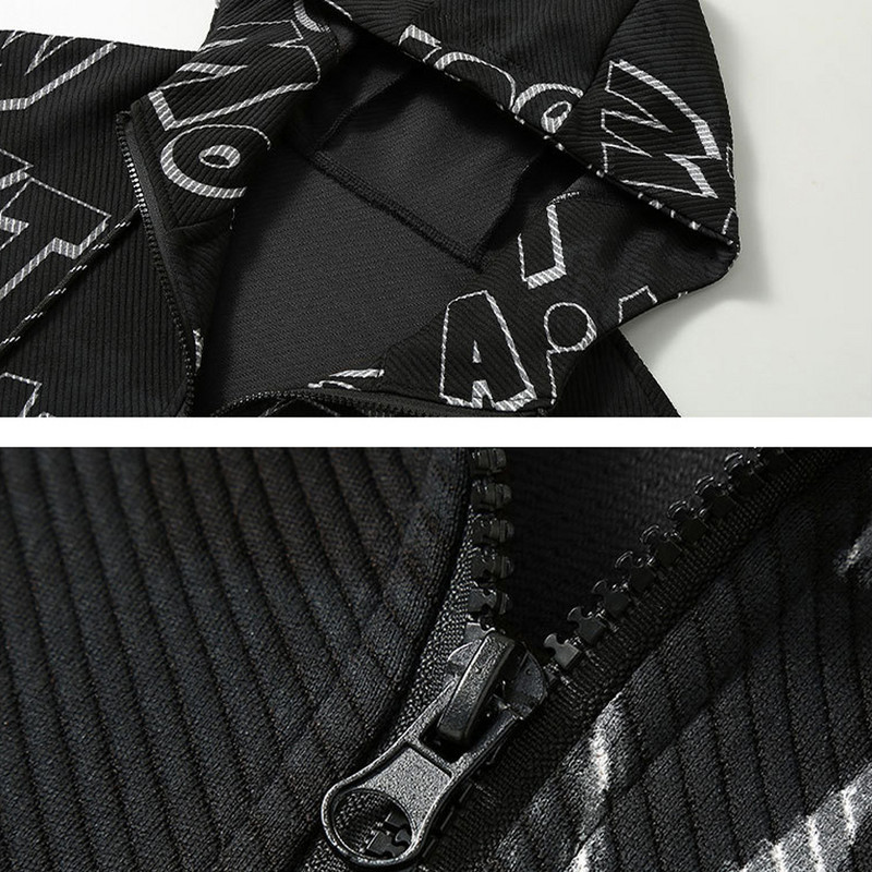 Ανοιξιάτικο φθινοπωρινό μπουφάν Ανδρικό παλτό 10xl Plus Size Μόδα Casual Μπουφάν με κουκούλα Ανδρικό μεγάλο μέγεθος 10xl Παλτό Επιστολή εκτύπωσης