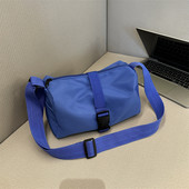 Dámska oxfordská kabelka cez rameno, pevná crossbody taška, módna dámska kabelka na zips