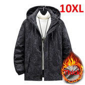 Zimske parke muške velike veličine 8XL 10XL debele jakne kaputi modne ležerne vjetrovke muške velike veličine 10XL
