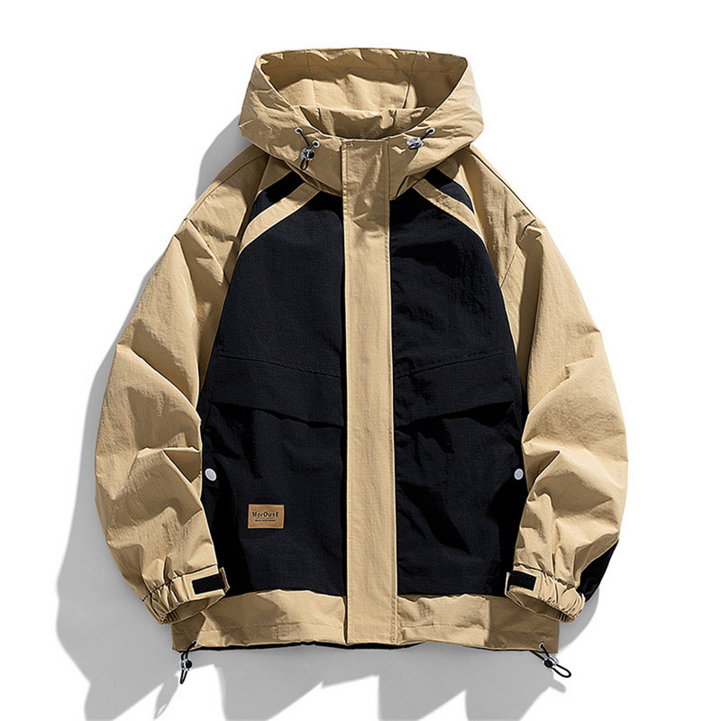 Plus Size 9XL Cargo Jacket Ανδρικό μπουφάν για κάμπινγκ Άνοιξη φθινόπωρο συνονθύλευμα Ανεμοδαρμένο μπουφάν με κουκούλα Παλτό Μόδα Εξωτερικά Ενδύματα Ανδρικά