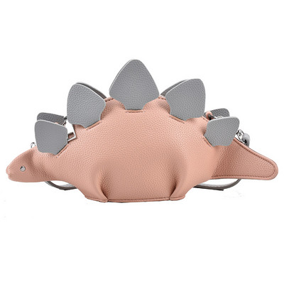 Τσάντα ώμου Girl Dinosaur PU Stegosaurus CrossBody Bag Cute Shopper Bag