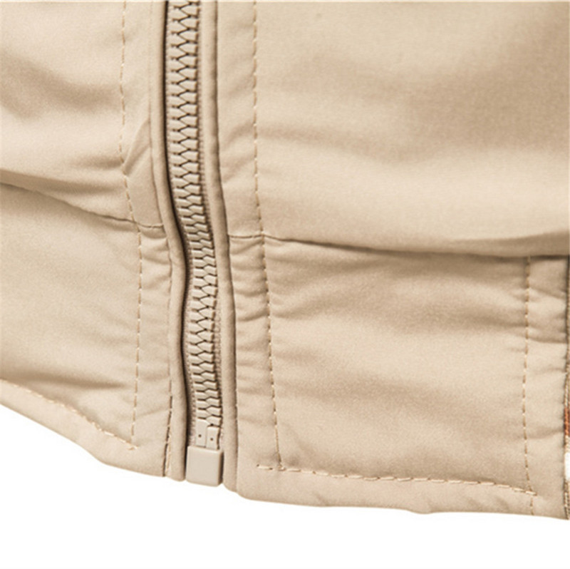 Μπουφάν Varsity Ανδρικά Μόδα Casual Μπουφάν μπέιζμπολ Άνοιξη Φθινοπωρινά Παλτό Μονόχρωμα Casual Slim Fit Ανδρικά