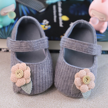 Бебешки обувки за стъпки Първият чифт бебешки обувки за малко дете Бебешки обувки Дишащи неплъзгащи се модни обувки за момичета Стил на принцеса