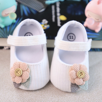 Baby Step Shoes Το πρώτο ζευγάρι παιδικά παπούτσια για μωρά Βρεφικά παπούτσια που αναπνέουν αντιολισθητικά για κορίτσια Μόδα παπούτσια Princess Style